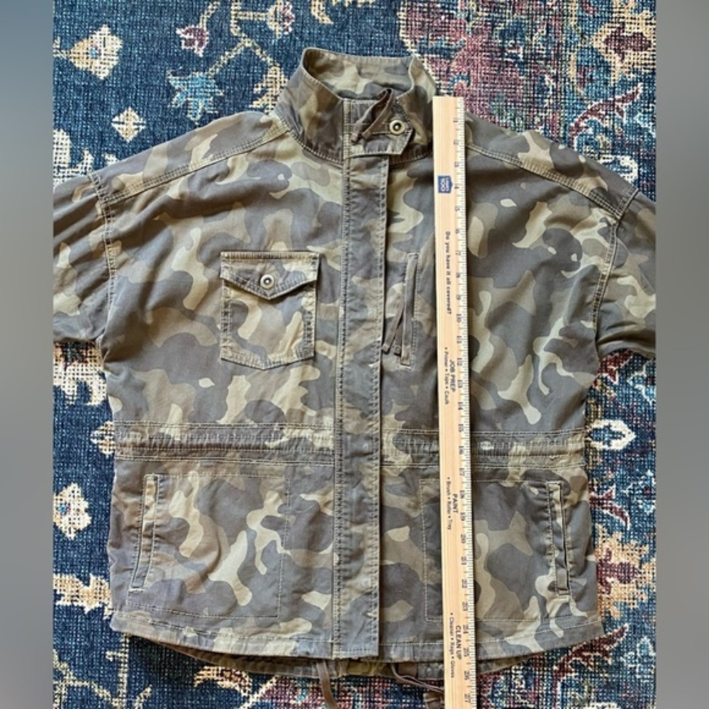 ANTHROPOLOGIE MARRAKECH CAMO UTILITY JACKET WOMENS SIZE SMALL - Picture 8 of 8